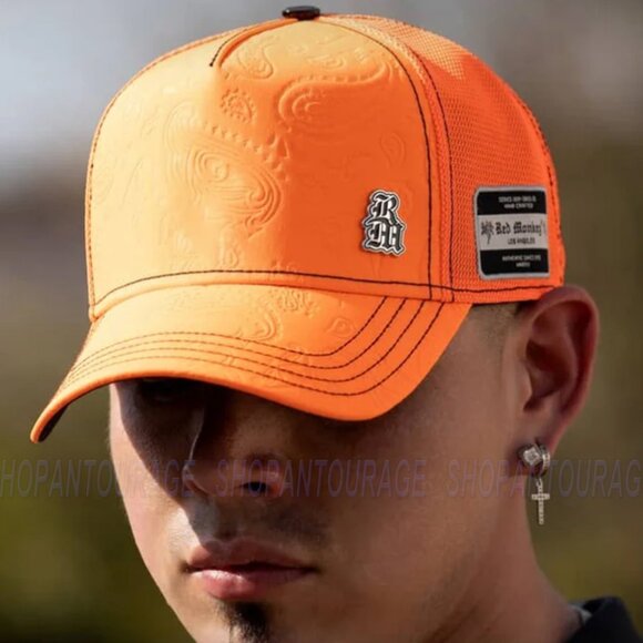 Red Monkey Fiesta Chrome` 25 New Limited Edition Unisex Trucker Hat Cap RM1532 - Picture 16 of 16